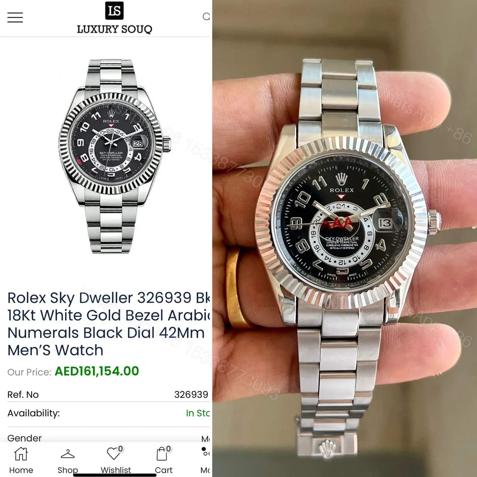 View 2 of Rolex For Men’s ModelRolex Sky Dweller Black Dail Automatic..