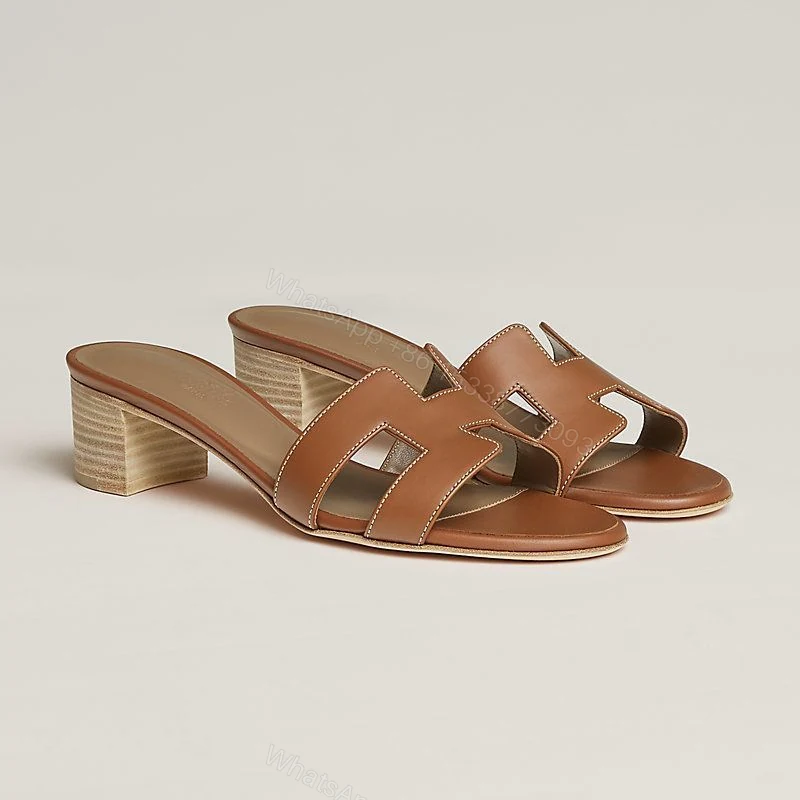 View 3 of BUY HERMES FIRST COPY BLOCK HEELS FOR WOMEN