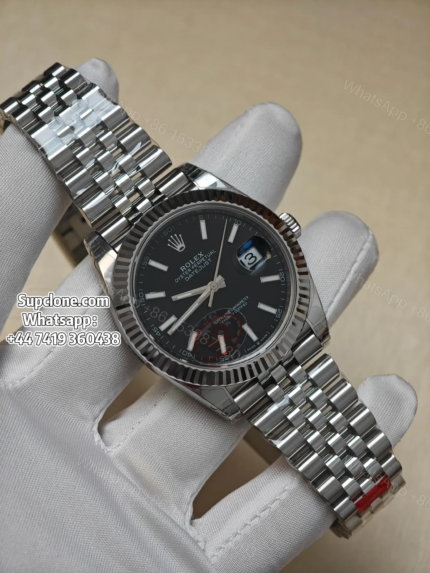 View 2 of Rolex Datejust 41 M126334 Black Dial – 1:1 Super Clone