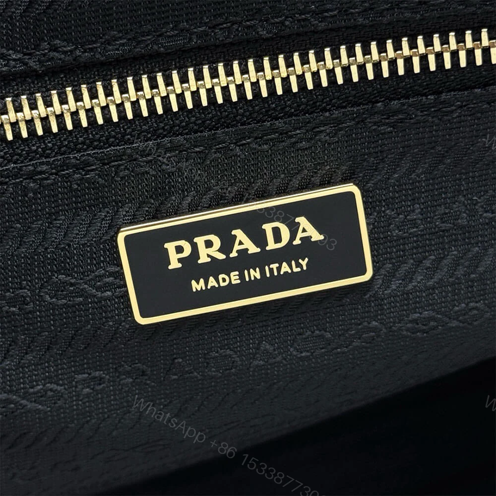 View 7 of Prada Bonnie extra-large leather handbag(HIGH-END GRADE)