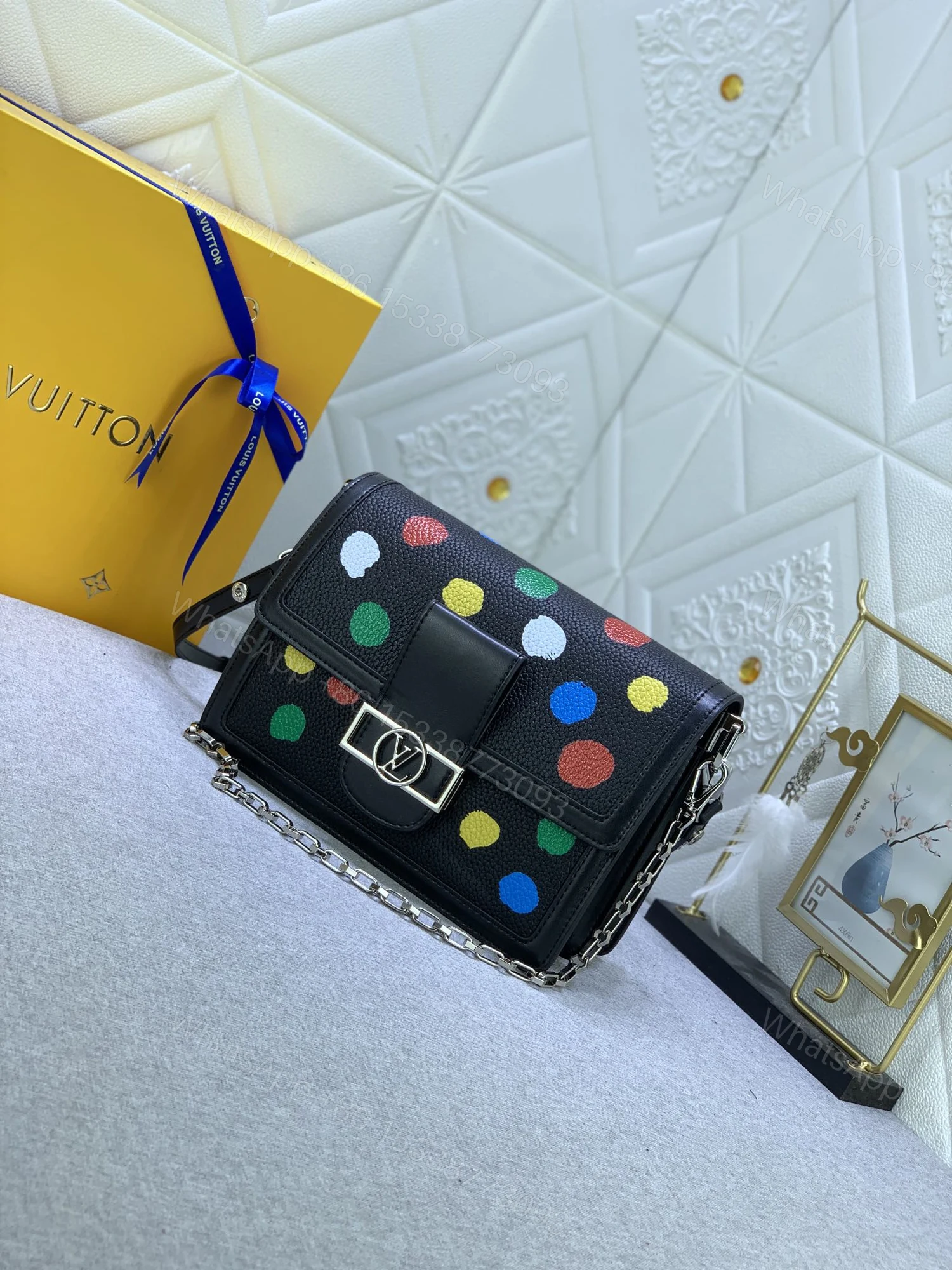 View 3 of Louis Vuitton x YK Dauphine Mini Bag ‘Black’ M21750