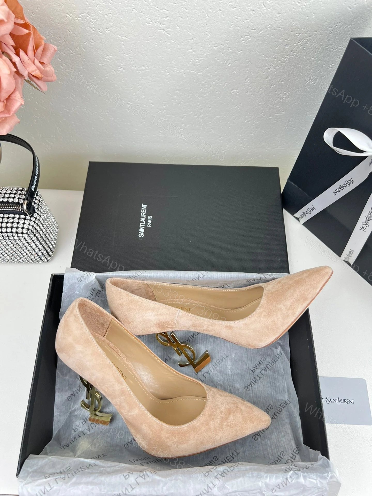 Designer YSL High Heel Shoes 010 — view 1