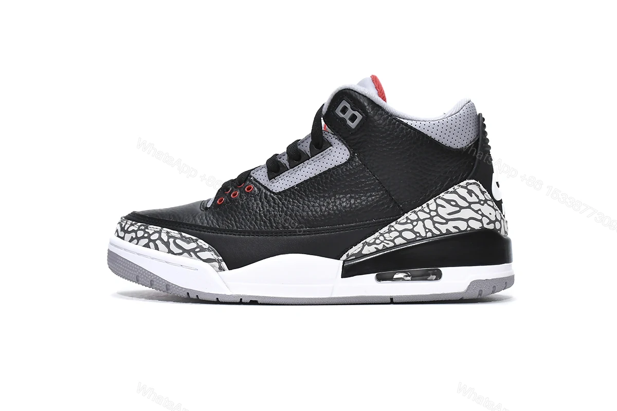 View 7 of A Ma Maniere x Air Jordan 3 Retro SP Black Cement 854262-001