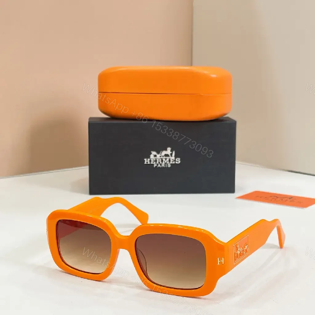 View 3 of Black Frames Contemporary Oversized Sunglasses Hermes Detail Eyewear