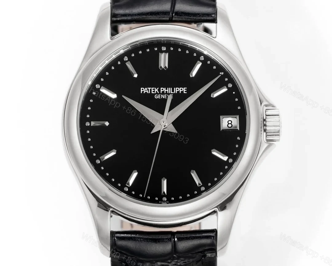 Patek Philippe Calatrava 5227 White Gold Black Dial 5227G-010 — view 1