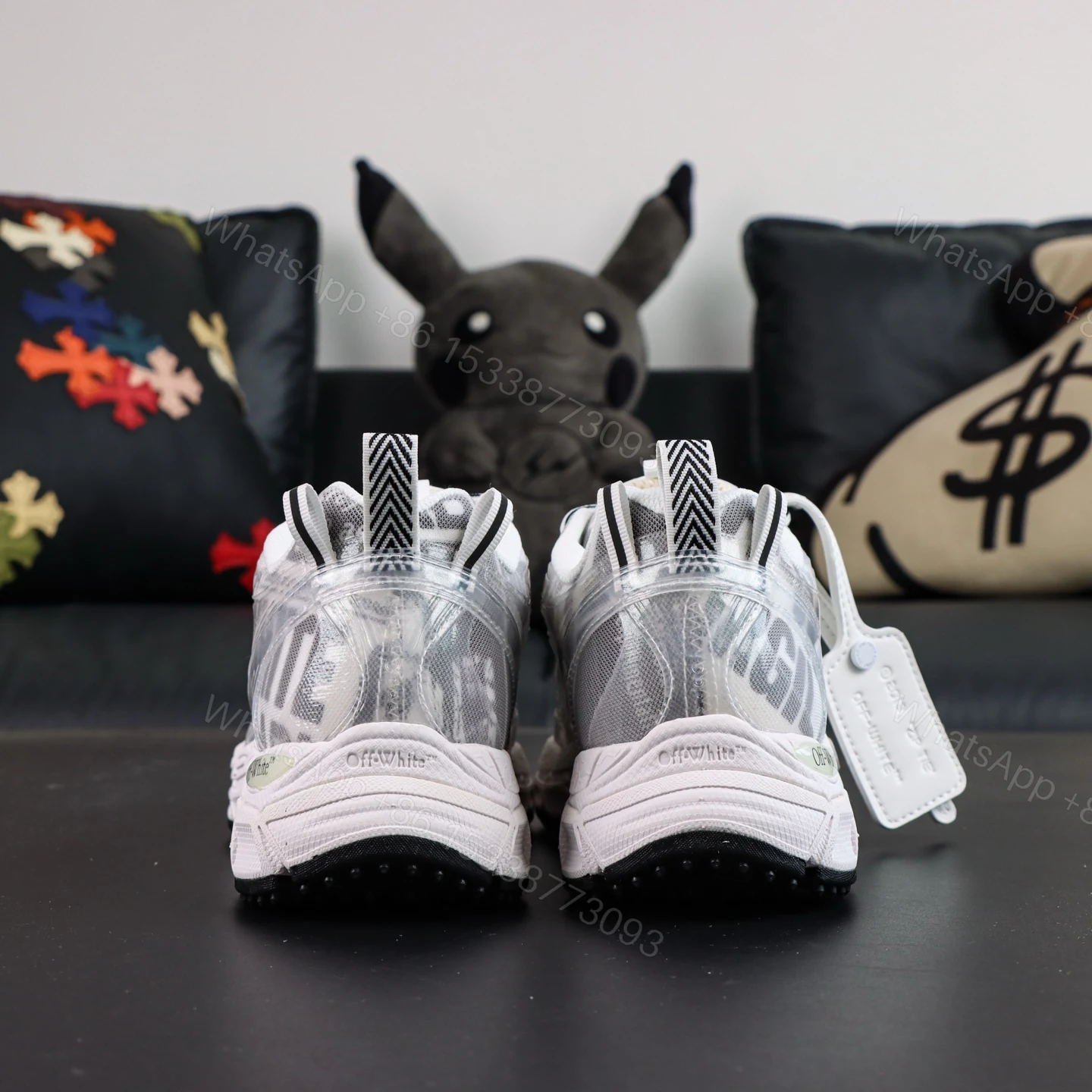 View 7 of Off White Be Right Back White Print