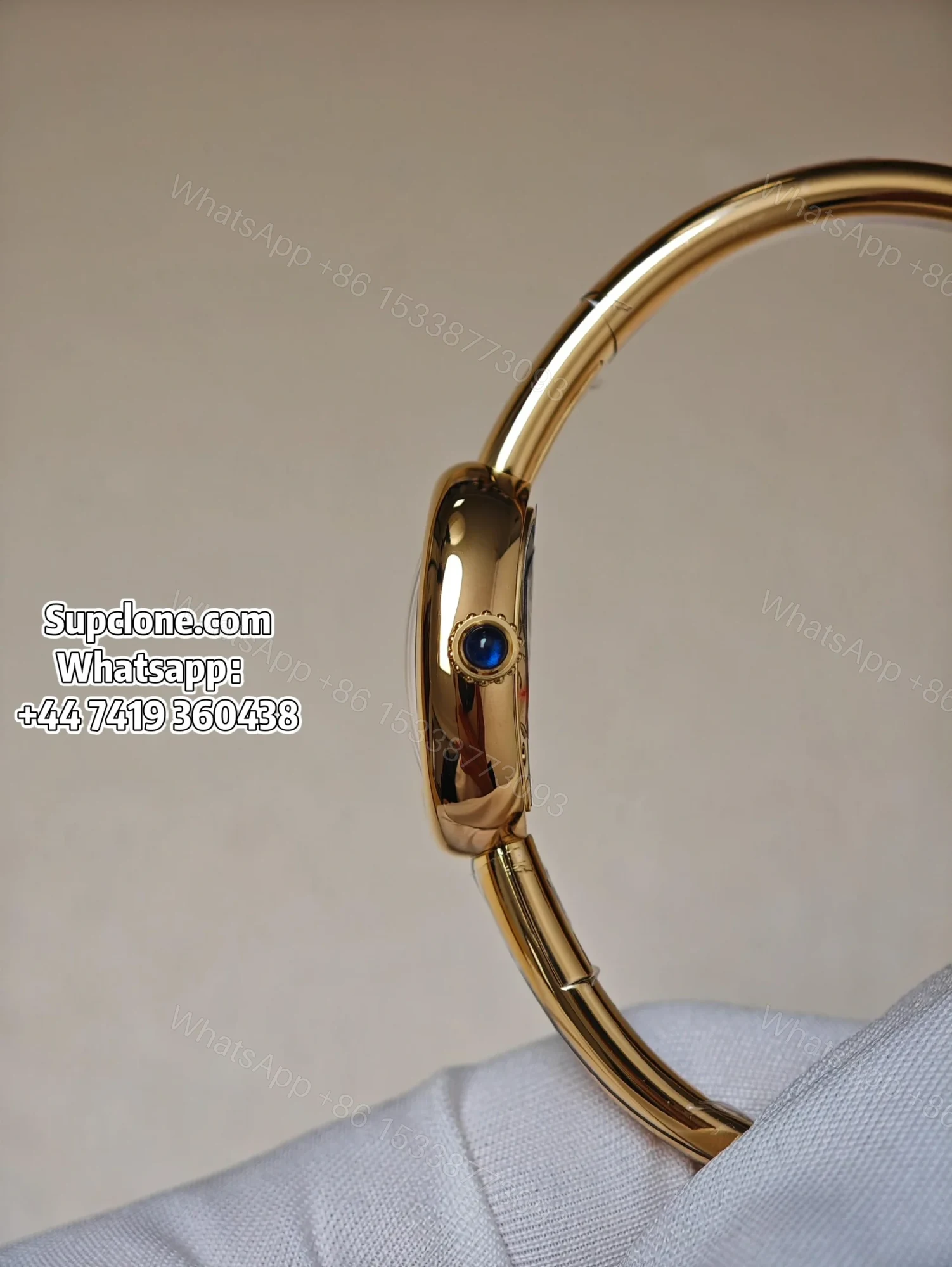 View 3 of Cartier Super Clone Watches 1:1 Baignoire WGBA0018 Gold Bangle Small
