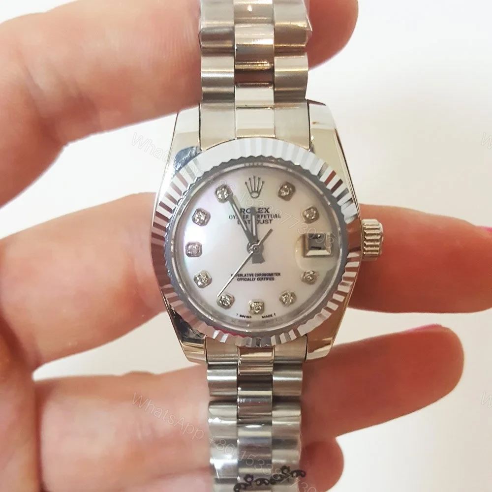 View 4 of Replica Rolex Datejust Mother of Pearl Dial 179179 26 mm