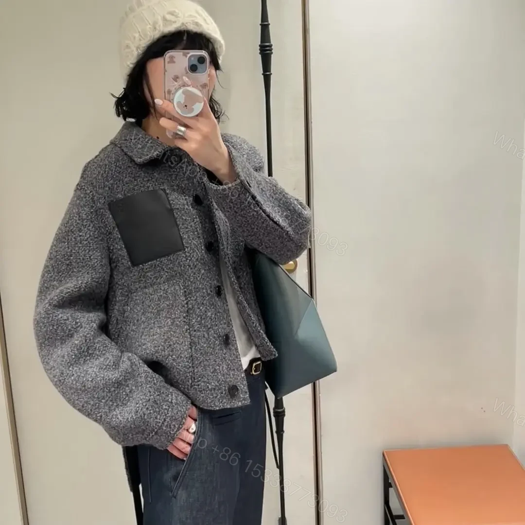 View 14 of 高仿Loewe*Fold系列4535小牛皮Tote手袋綠色中號免檢版