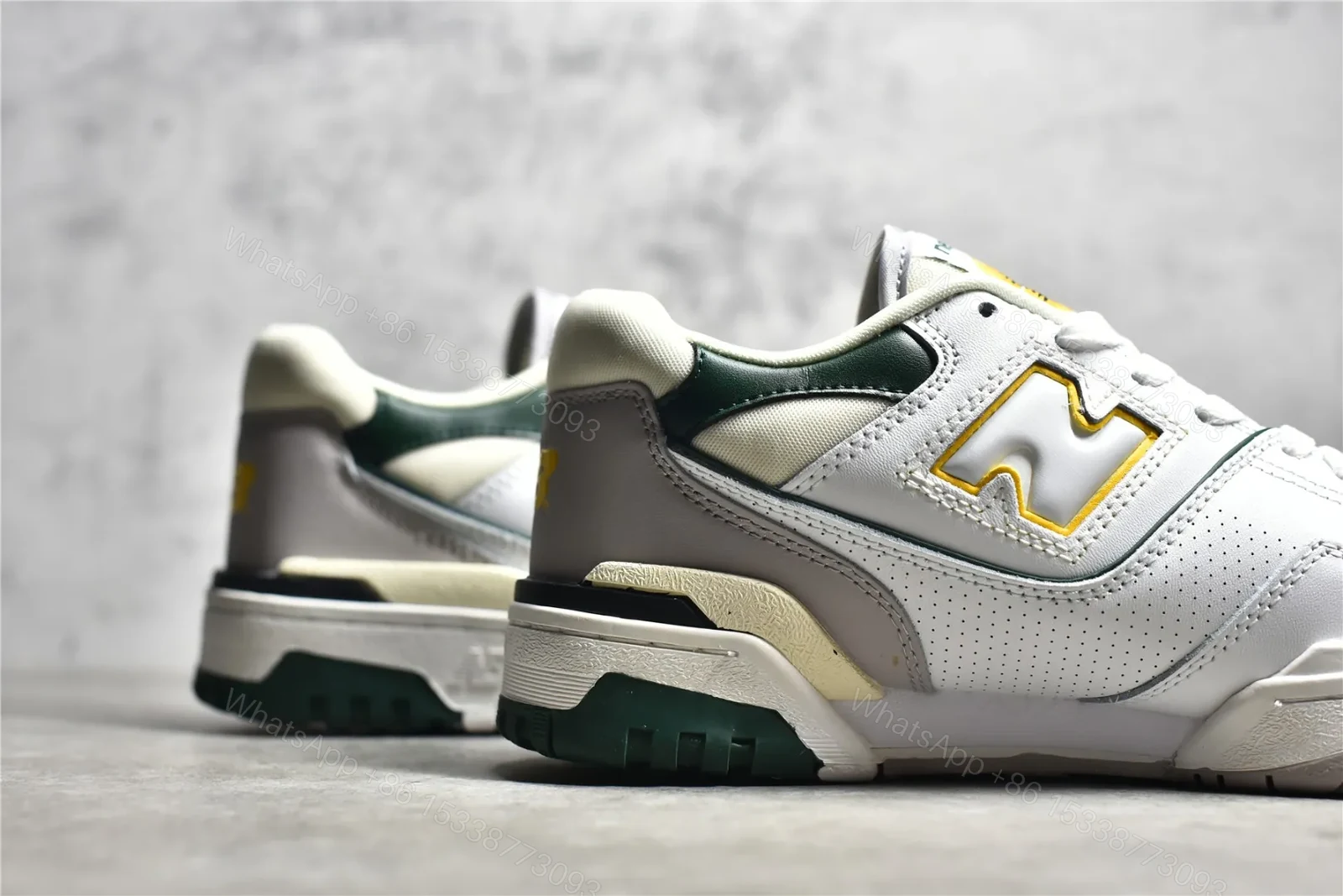 View 4 of New balance 550 White and Green