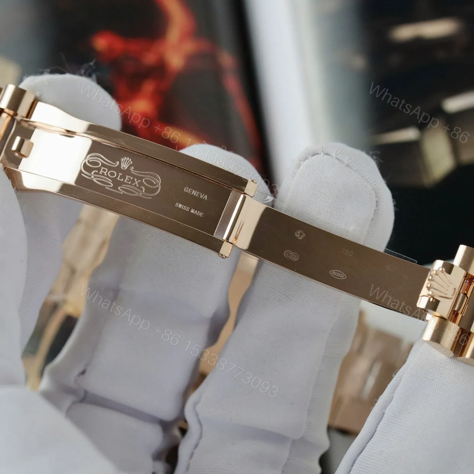View 10 of Superclone Rolex Day-Date Turquoise Diamond Dial 128238-0071 36 mm