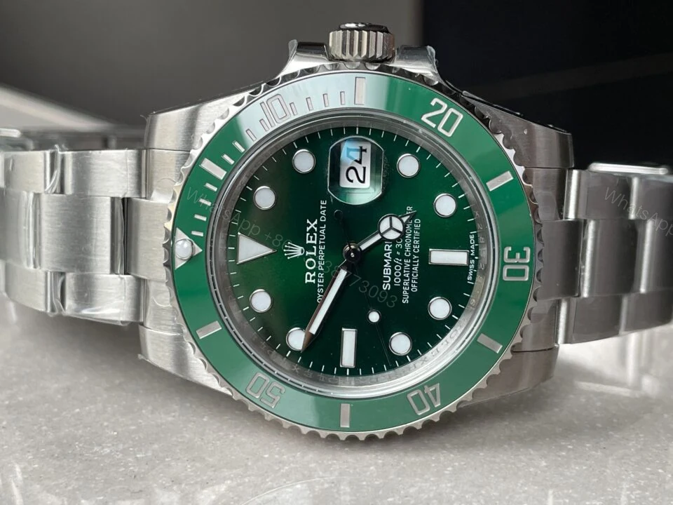 View 7 of VSF FACTORY 1:1 Rolex HULK SUBMARINER 116610 LV BEST EDITION GREEN CERAMIC 904L STEEL VS3135