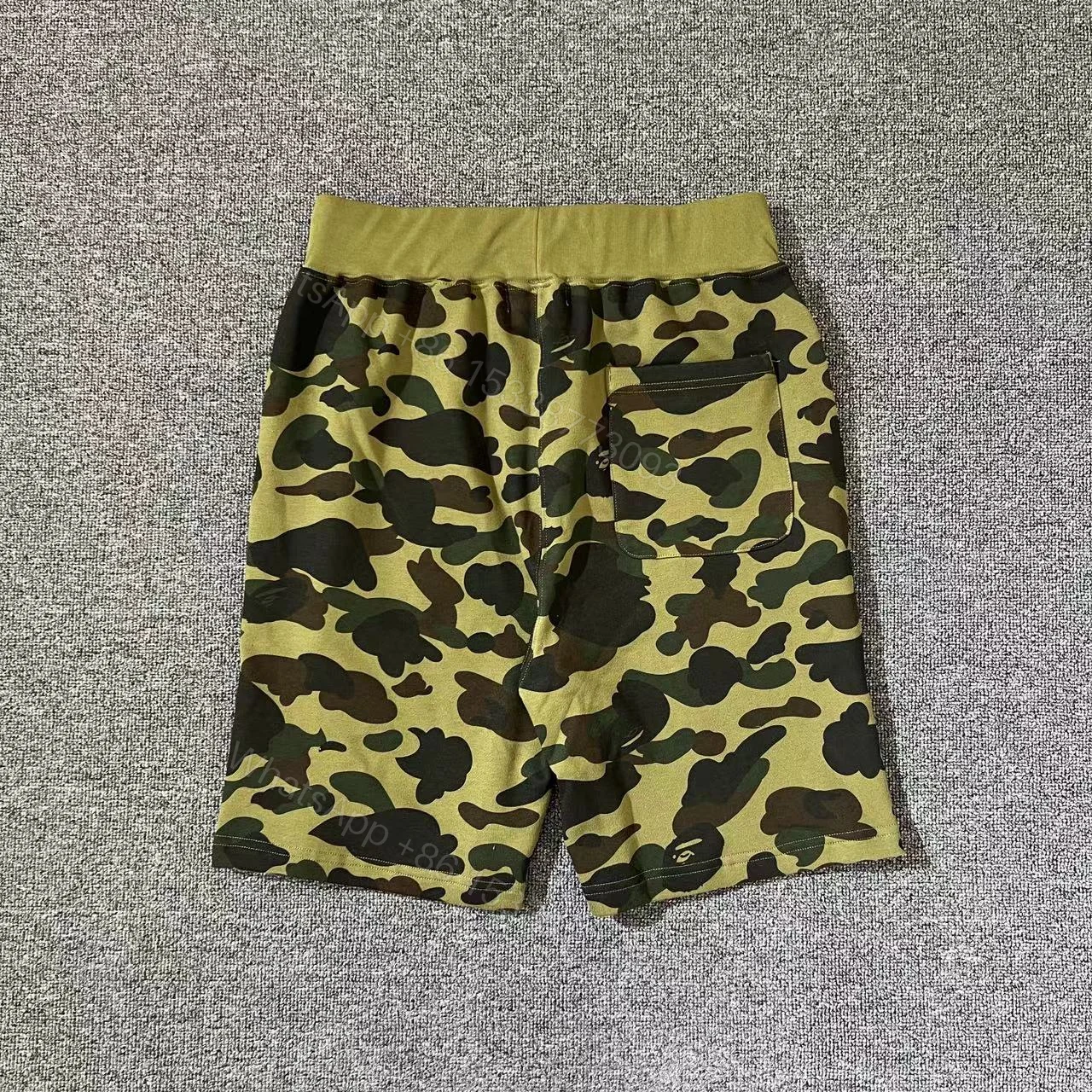 View 4 of BAPE Shorts # 8003 Blue & Yellow & Purple & Green & Red