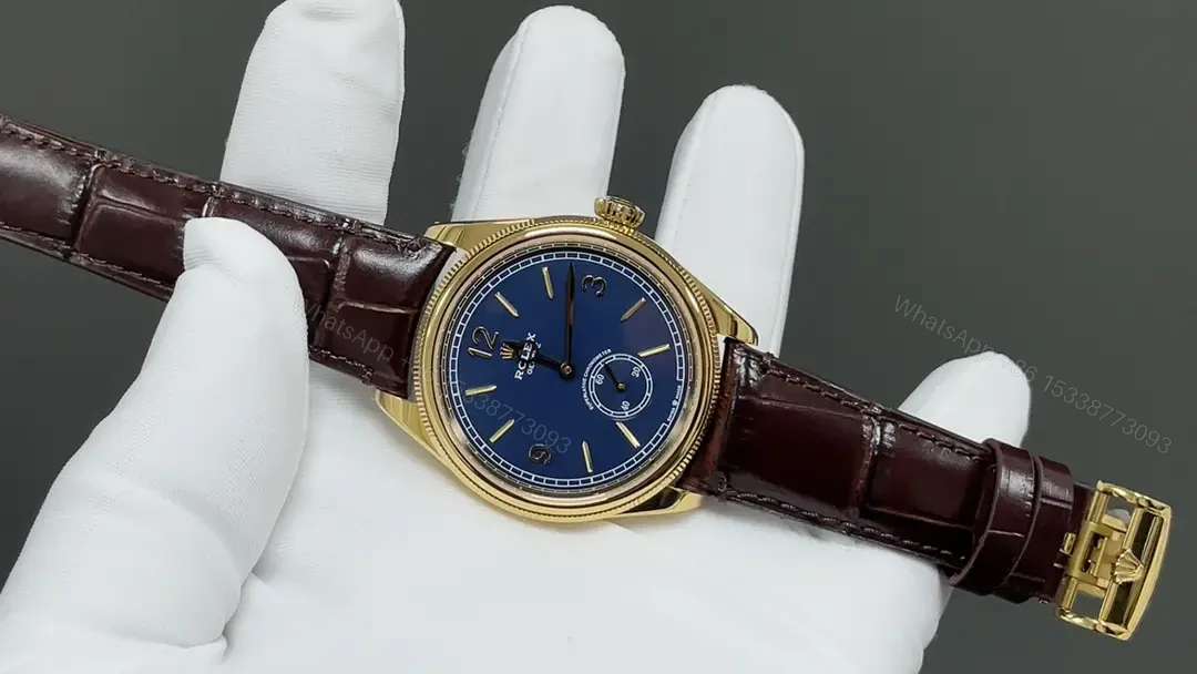 View 2 of Rolex Perpetual 1908 Black Dial Yellow Gold Dress Edition 39mm 52506-BLACK-GOLD