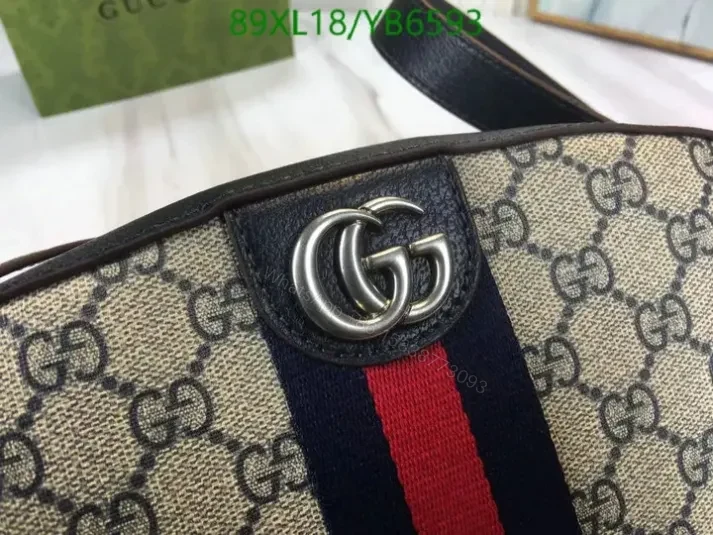 View 10 of Gucci Small Ophidia GG Leather Shoulder Bag YB65935 AAAA+