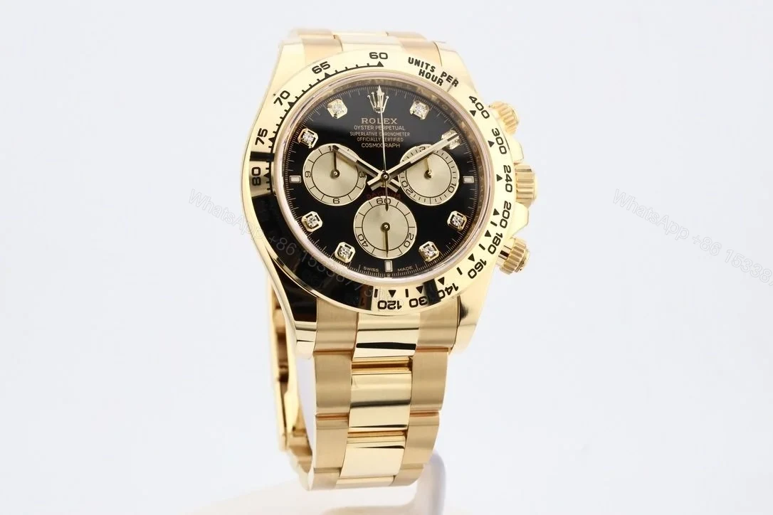 View 2 of Superclone Rolex Daytona Bright black Dial 126508