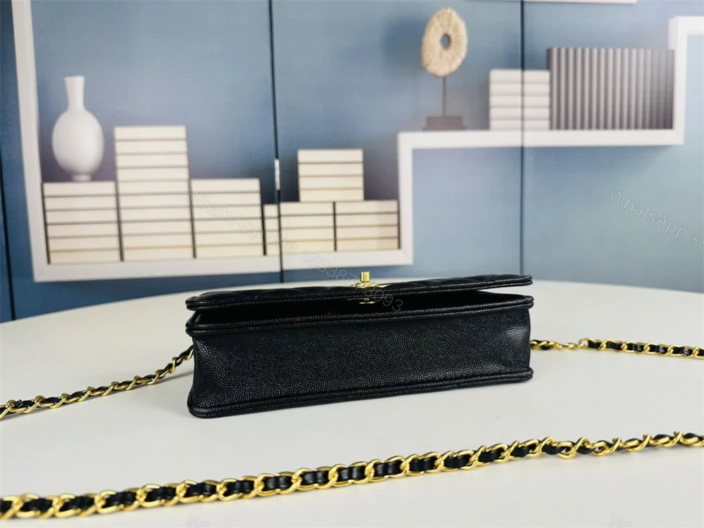 View 3 of CHANEL Matelasse Classic Flap Bag Lambskin Black Mini