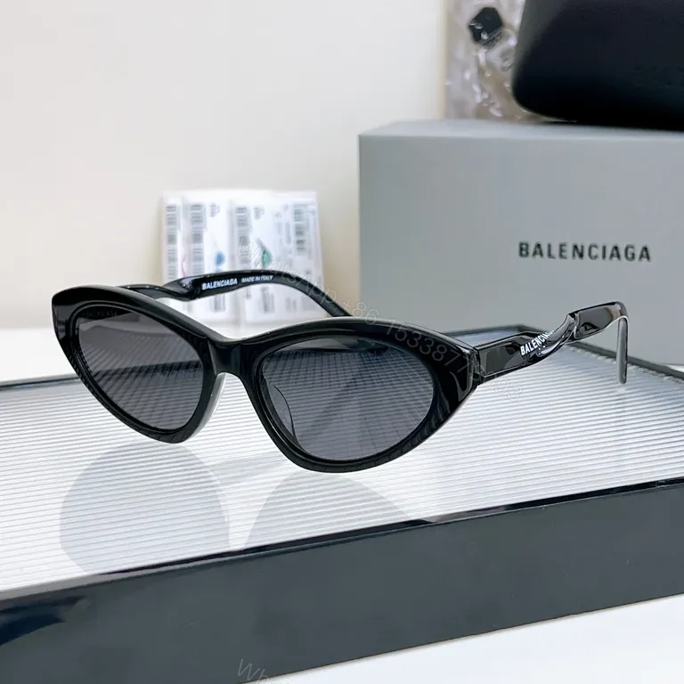 View 2 of Bold Minimalism White Cat-Eye Sunglasses