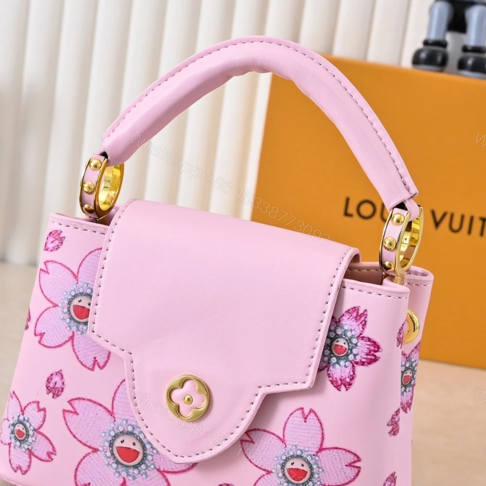 View 3 of Louis Vuitton X Takashi Murakami Capucines Mini Pink 21Cm M13249