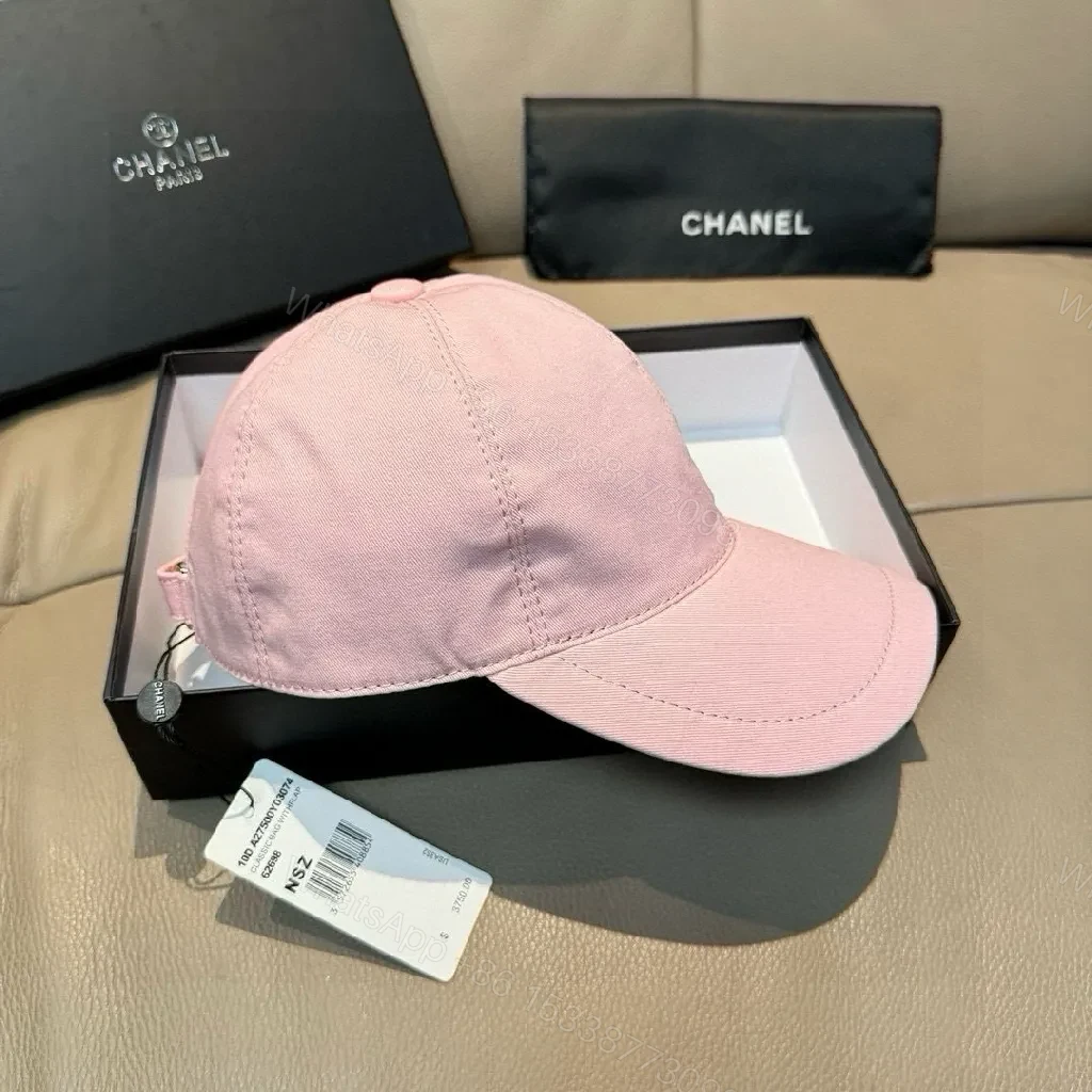 View 5 of Subtle Pink Signature Cap: Luxe Embroidery & Modern Chic