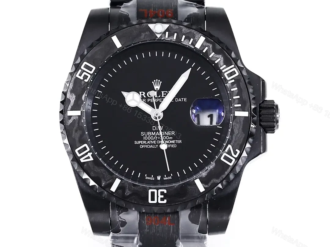 View 3 of WF Factory Clean Factory ROLEX DIW Submariner Black Gradient Green