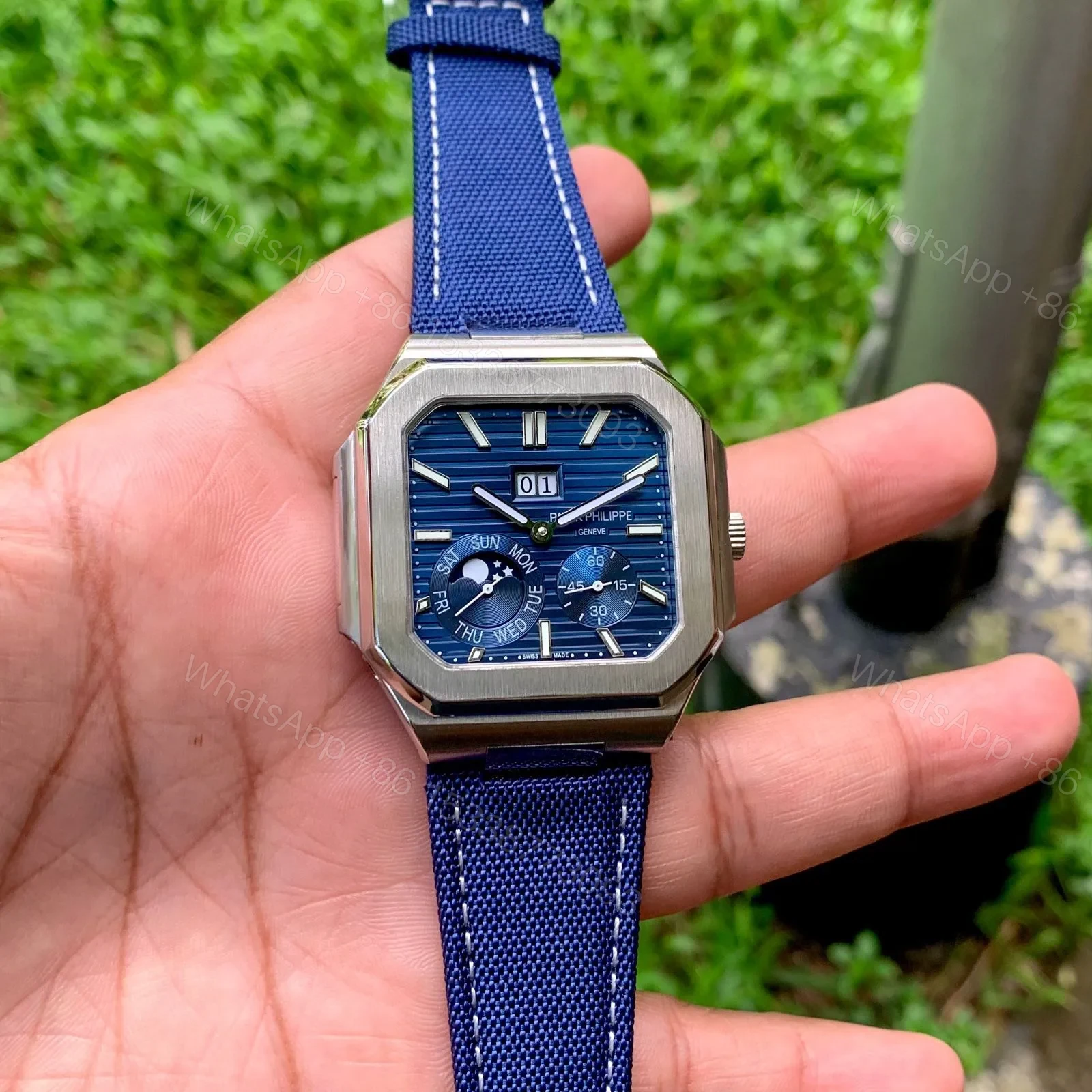 Patek Philippe Cubitus 5822P-001 Men’s Chronograph Watch — view 1