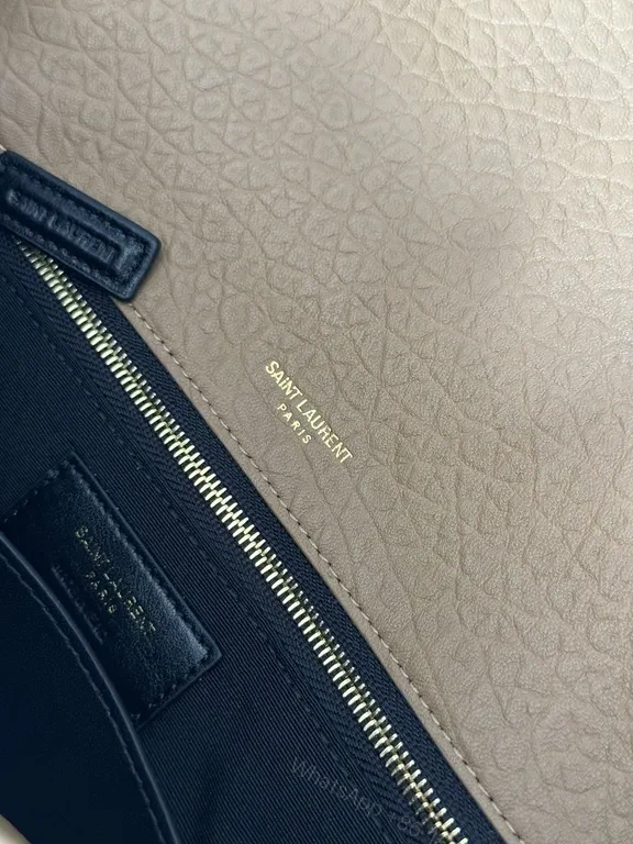 View 8 of Chic Pebbled Leather Bag â€” Textured Luxury, YSL Hardware, Crossbody
