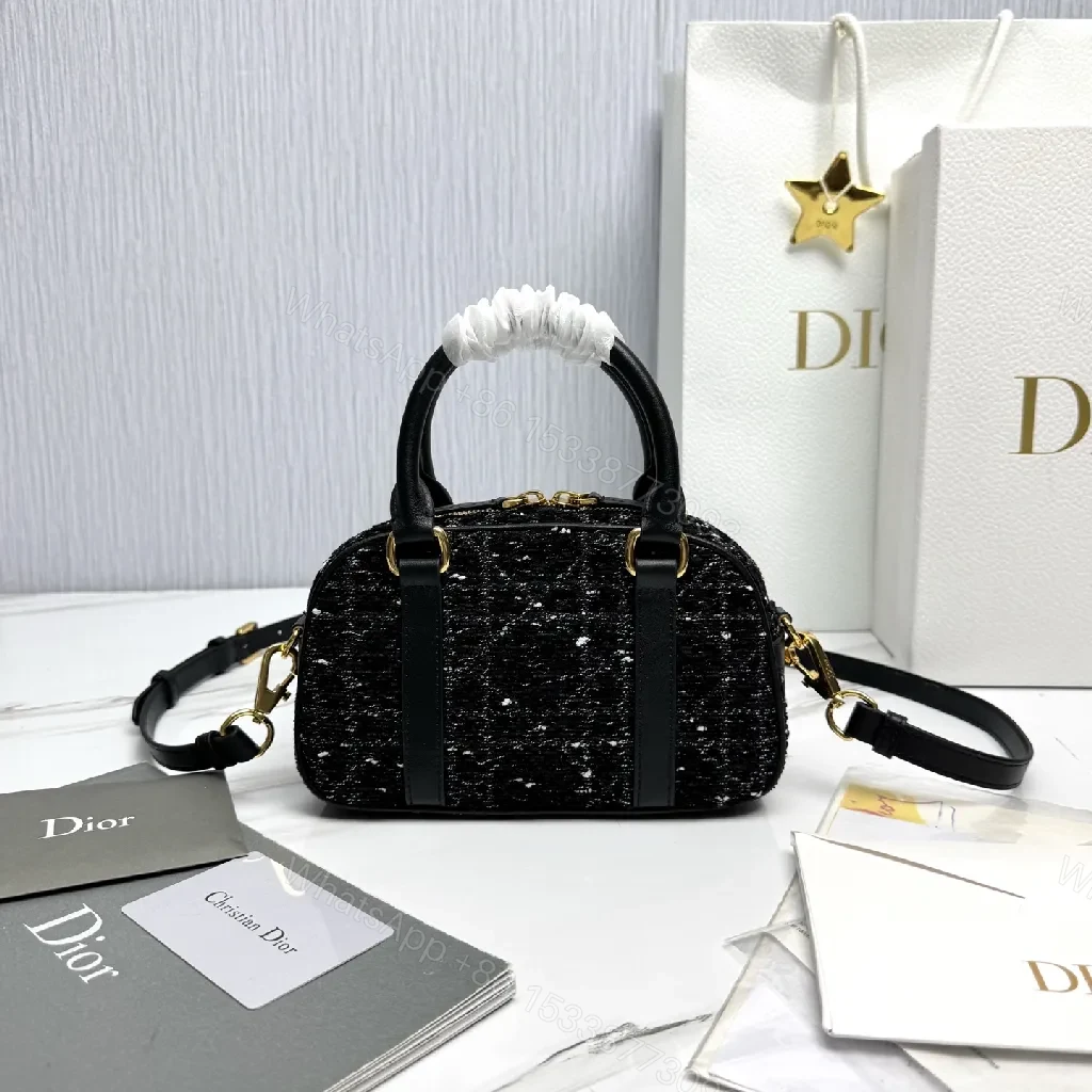 Black Sequin Satchel with Leather Accents Mini Bag - Evening Chic — view 1