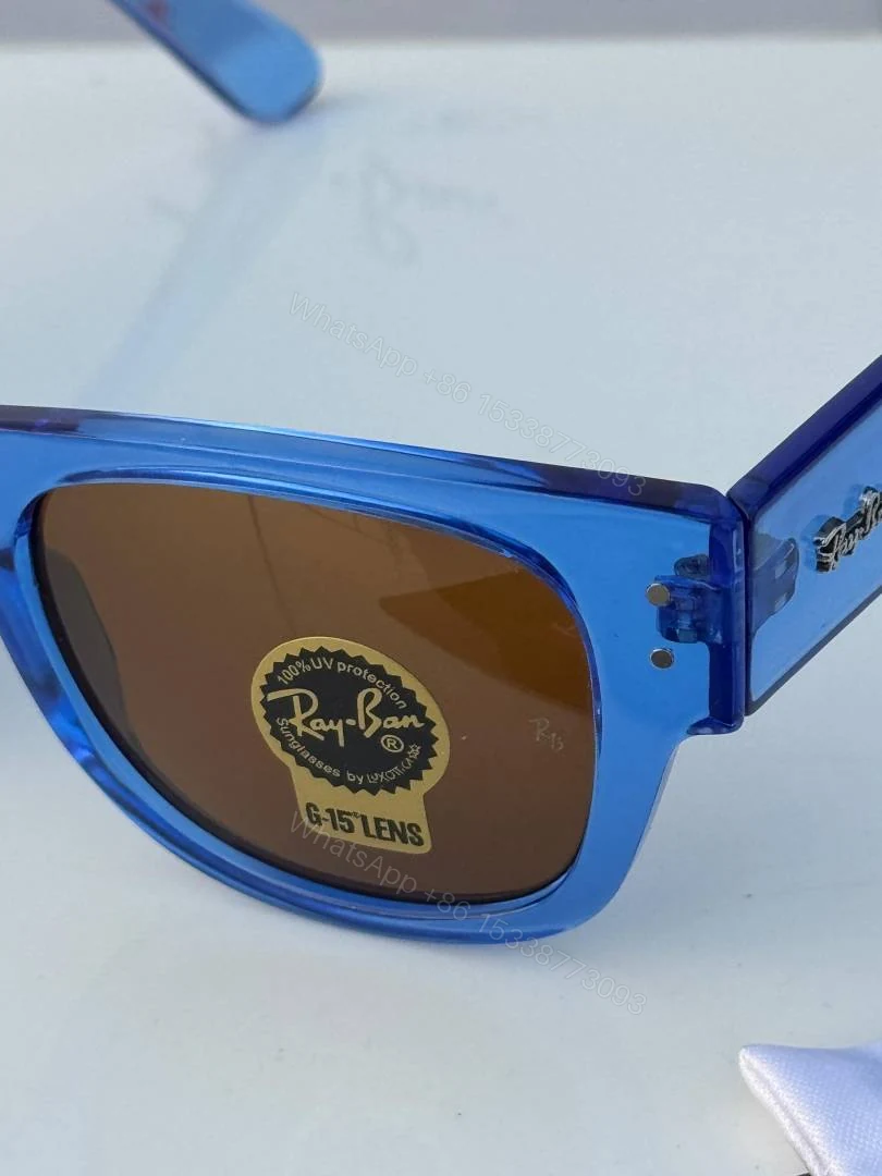 View 5 of First Copy RayBan 0840 Blue Brown Sunglasses