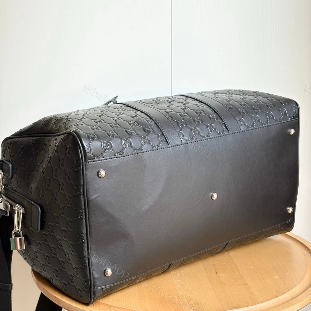 View 6 of Gucci Emblem Medium Duffle Bag Black 45Cm