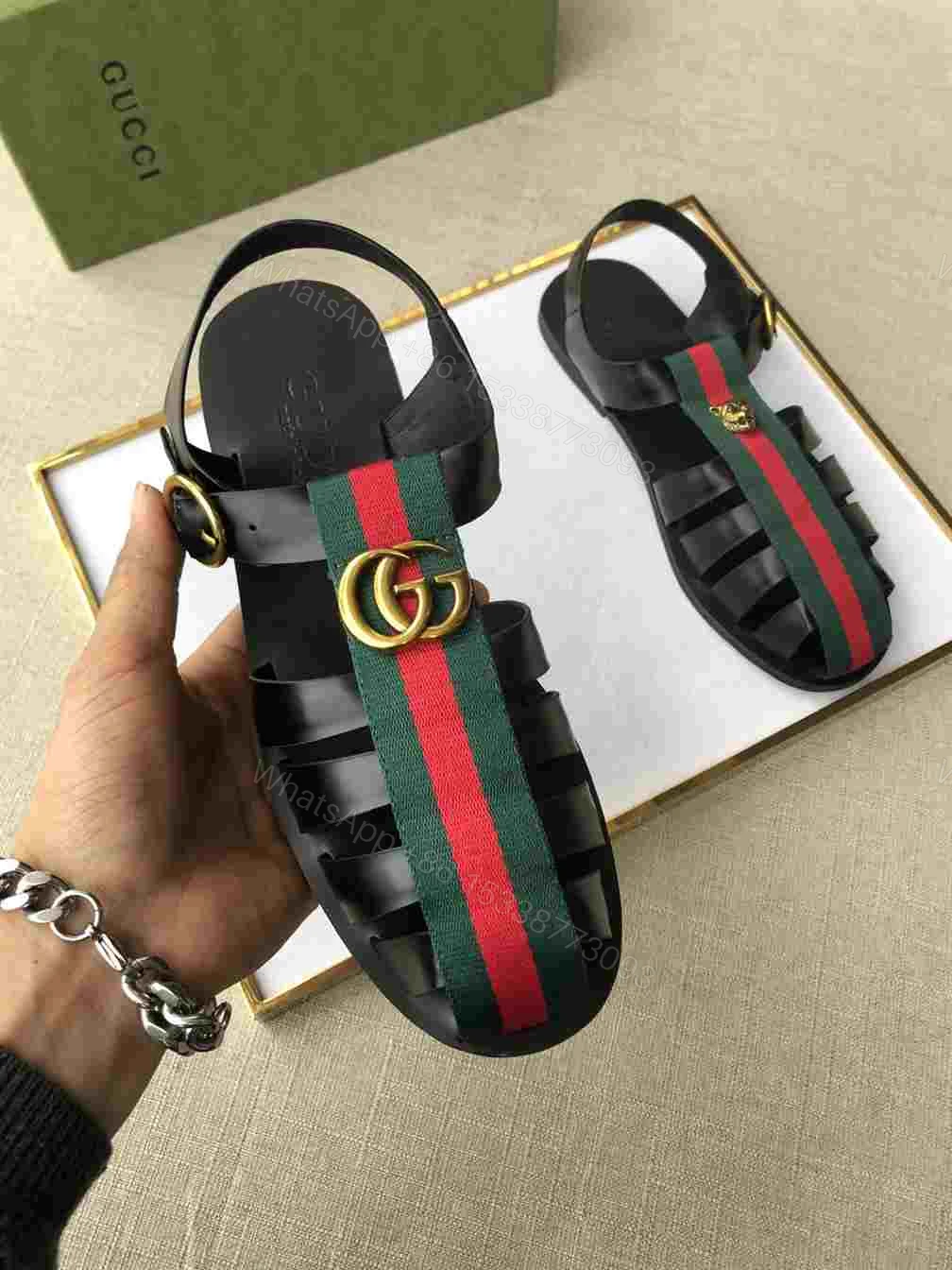 View 7 of GUCCI SANDAL WITH DOUBLE G – SDG010