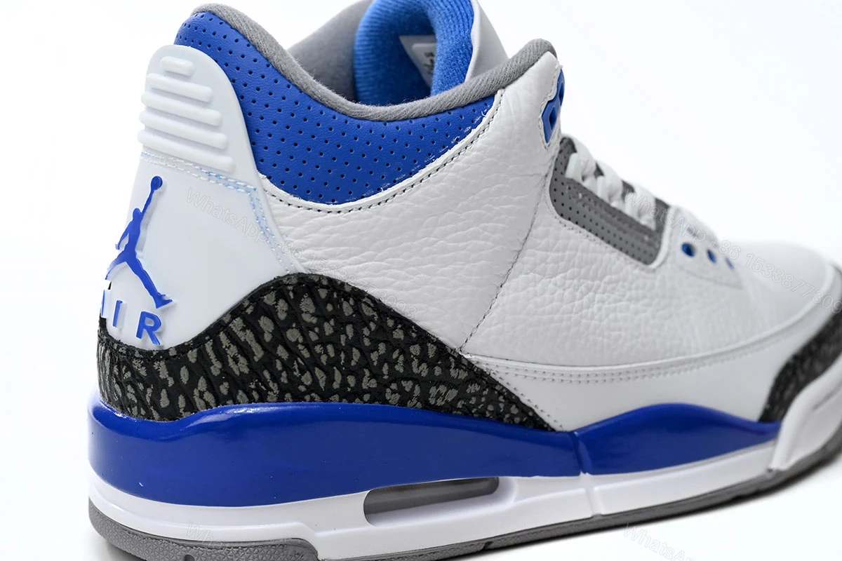View 9 of (GET)Air Jordan 3 Retro Racer Blue CT8532-145