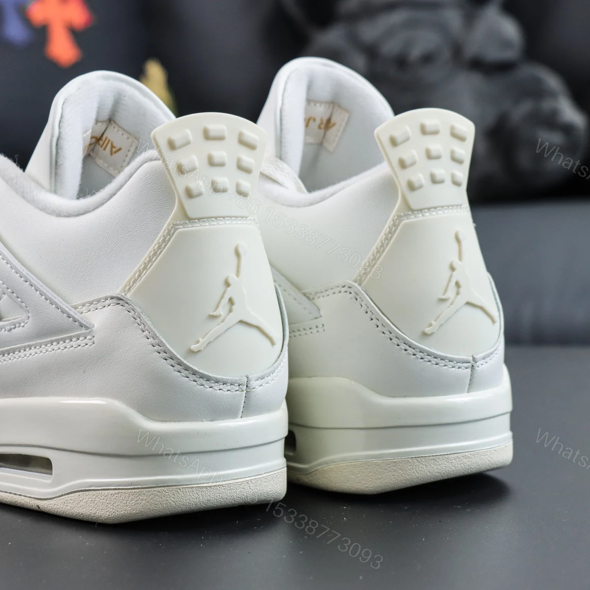 View 6 of Air Jordan 4 Metallic Gold Reps