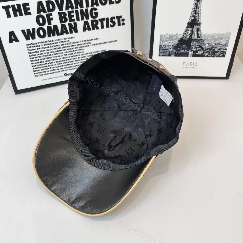 View 5 of Monogram Peak Cap: Modern Luxe, Signature Monogram Cap