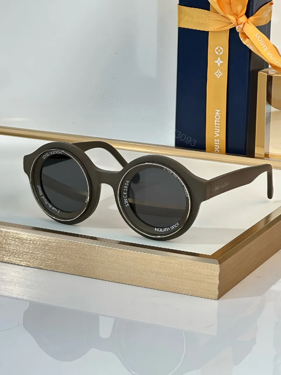 View 2 of Matte Shield Sunglasses – Bold Rectangular, All-Day Comfort