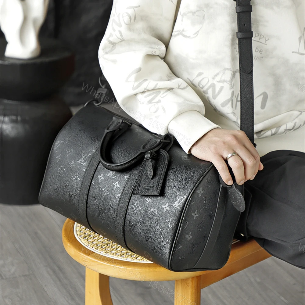 View 24 of 高仿LV*Keepall35系列M28370男士單肩包免檢版