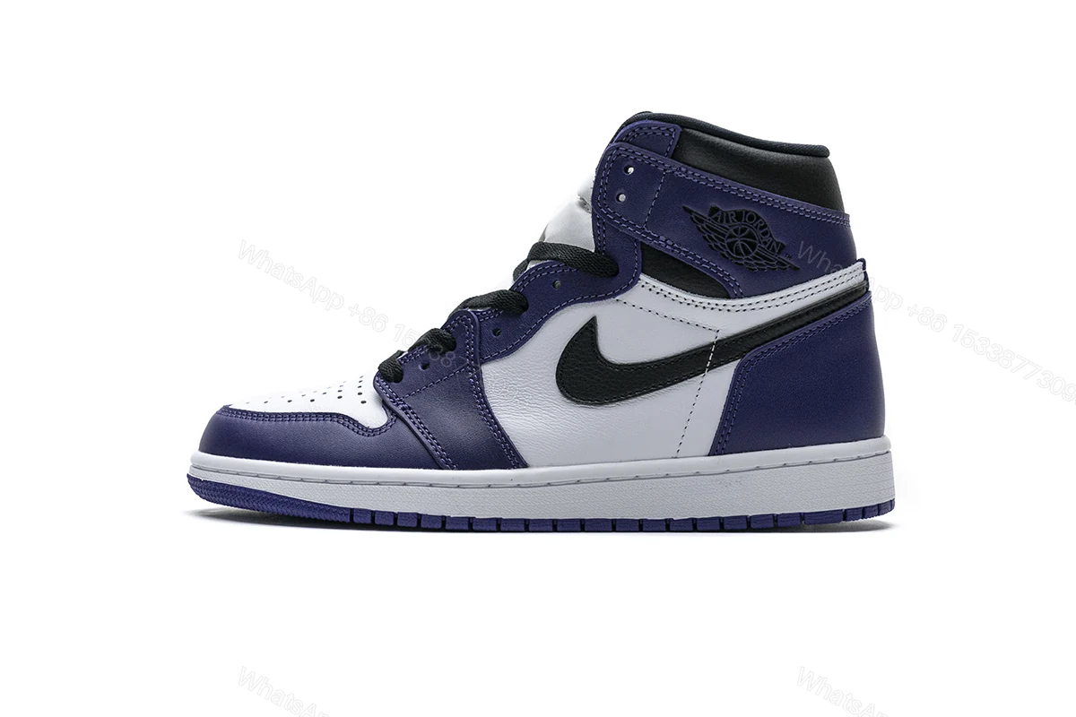 View 13 of Air Jordan 1 Retro High Court Purple White 555088-500