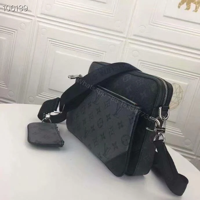 View 7 of Louis Vuitton Bags Louis Vuitton Shoulder Bag Monogram Eclipse Trio M69443