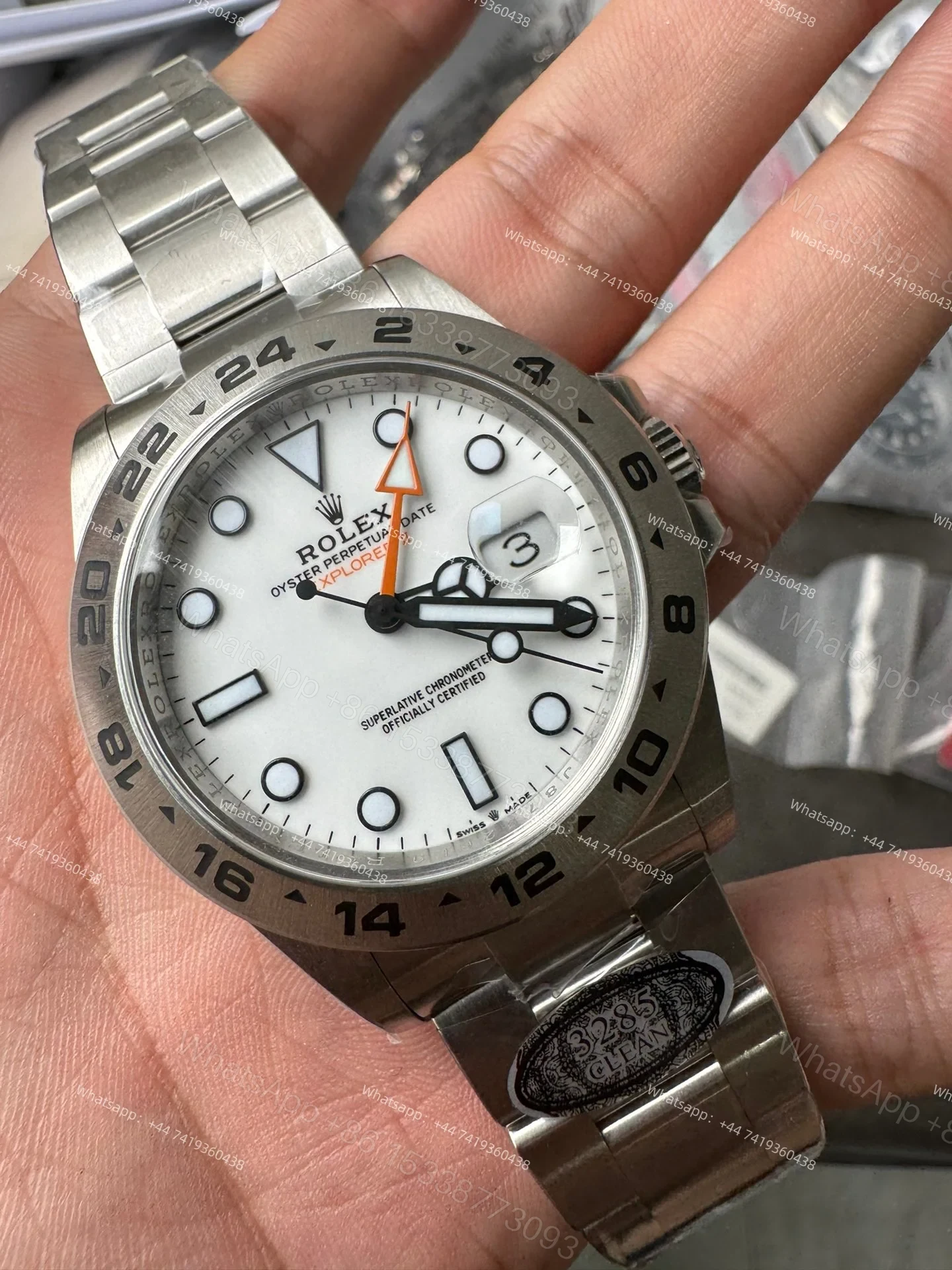 View 5 of Rolex Explorer II M226570-0001 1:1 Replica White Dial 42MM 3285 Movement Super Clone Watch