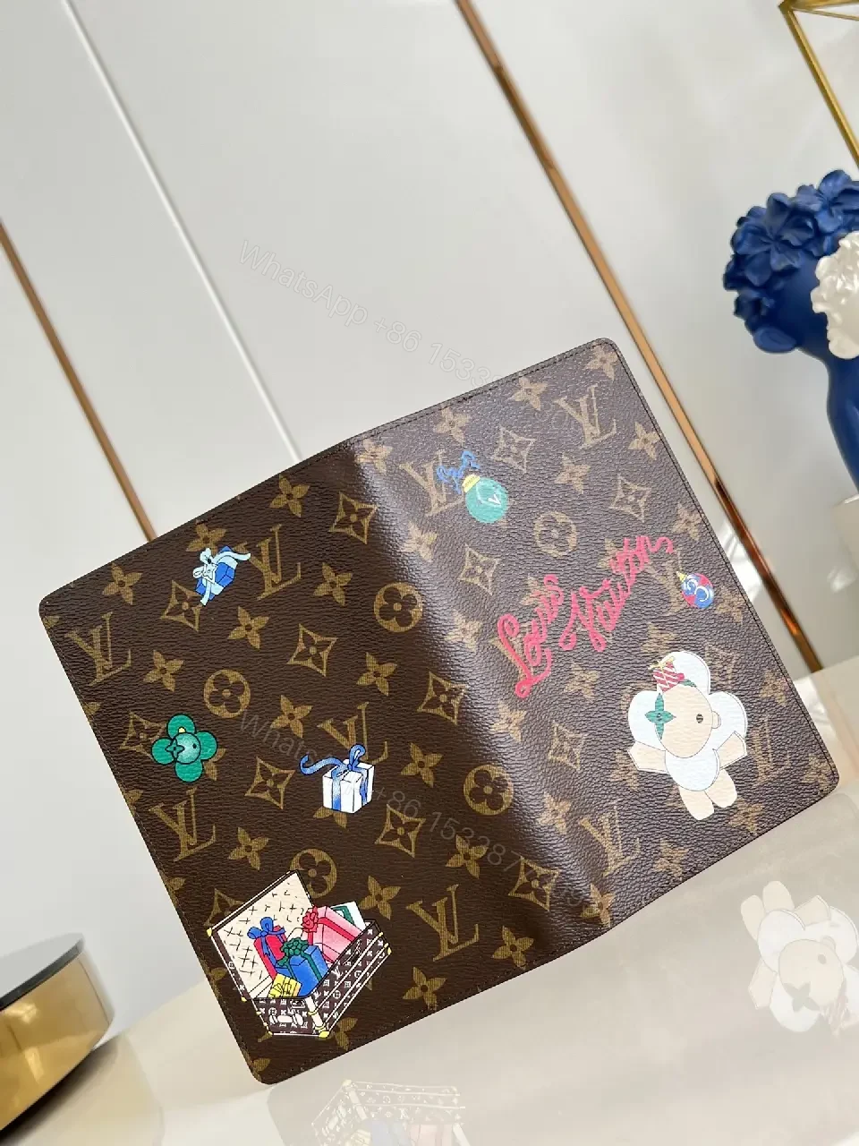 View 5 of Monogram Canvas Wallet: Playful Illustrated Chic Wallet
