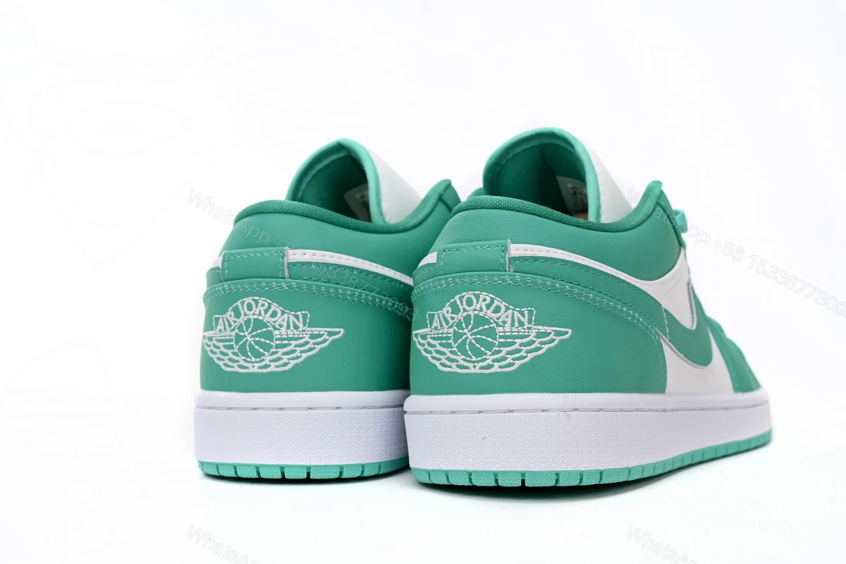 View 4 of Air Jordan aj1 Low Vintage White Green DC0774-132