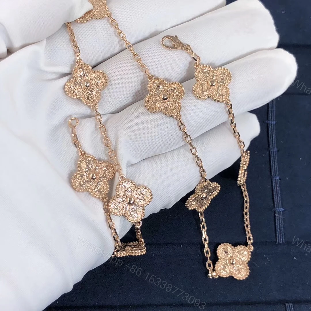 View 6 of Van Cleef & Arpels Vintage Alhambra necklace