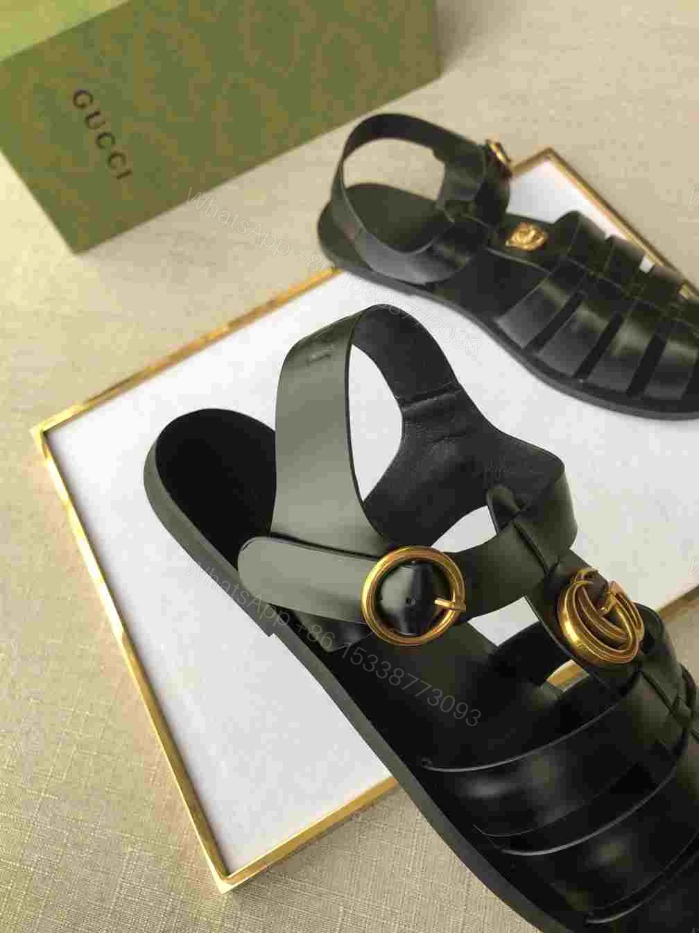 View 9 of GUCCI SANDAL WITH DOUBLE G – SDG005