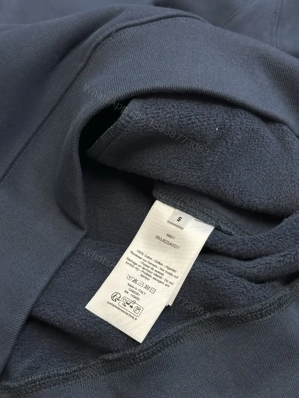 View 8 of Minimalist Luxe Half-Zip Sweatshirt, Subtle Dior Monogram
