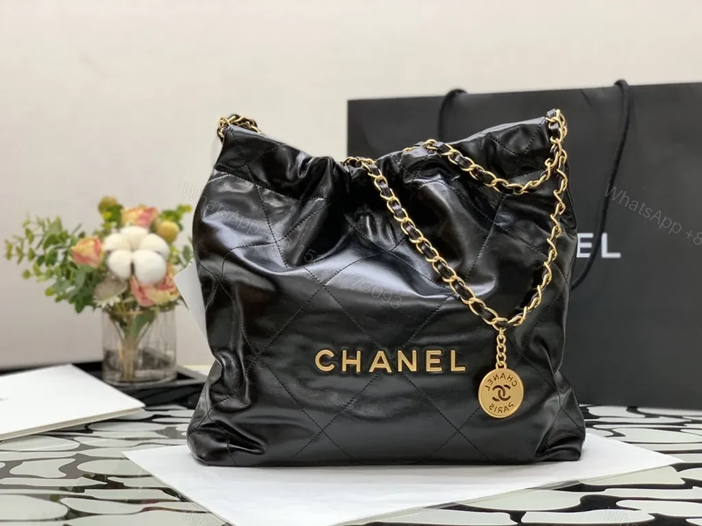 Chanel-Inspired Quilted Leather Tote - Luxury Everyday Carry — view 1