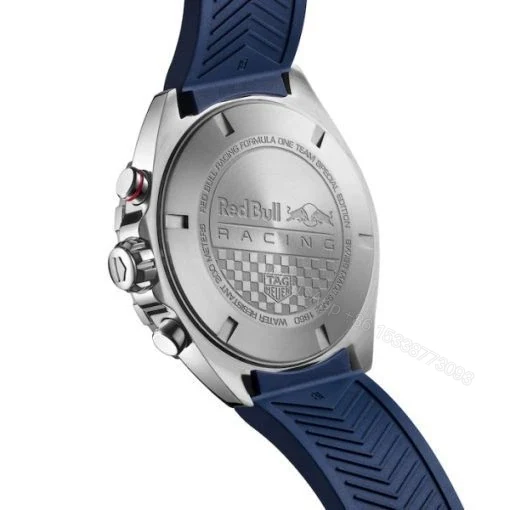 View 5 of Replica TAG Heuer Formula 1 Men Quartz Blue Rubber Watch CAZ101AL.FT8052