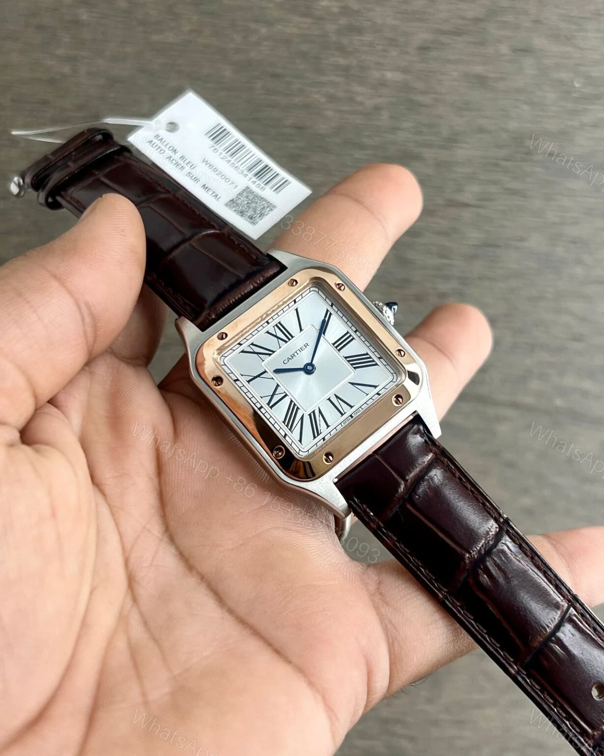 View 2 of Cartier Santos 36mm Black Dial Quartz Gents Watch