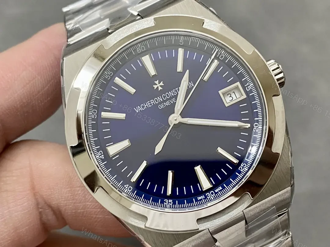 View 2 of Vacheron Constantin Overseas Date Stainless Steel Blue Dial 4500V/110A-B128