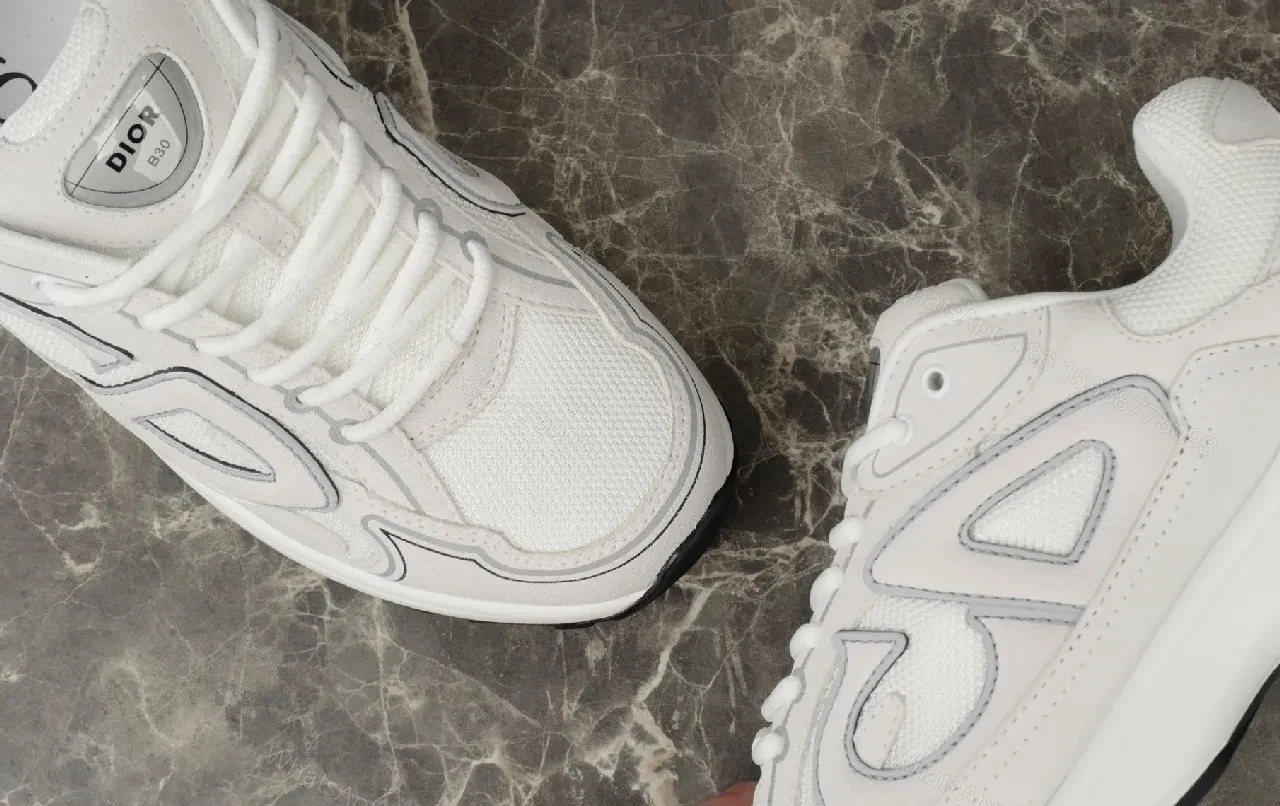 View 9 of White Leather-Blend High-Top Sneakers: Luxury Everyday Comfort