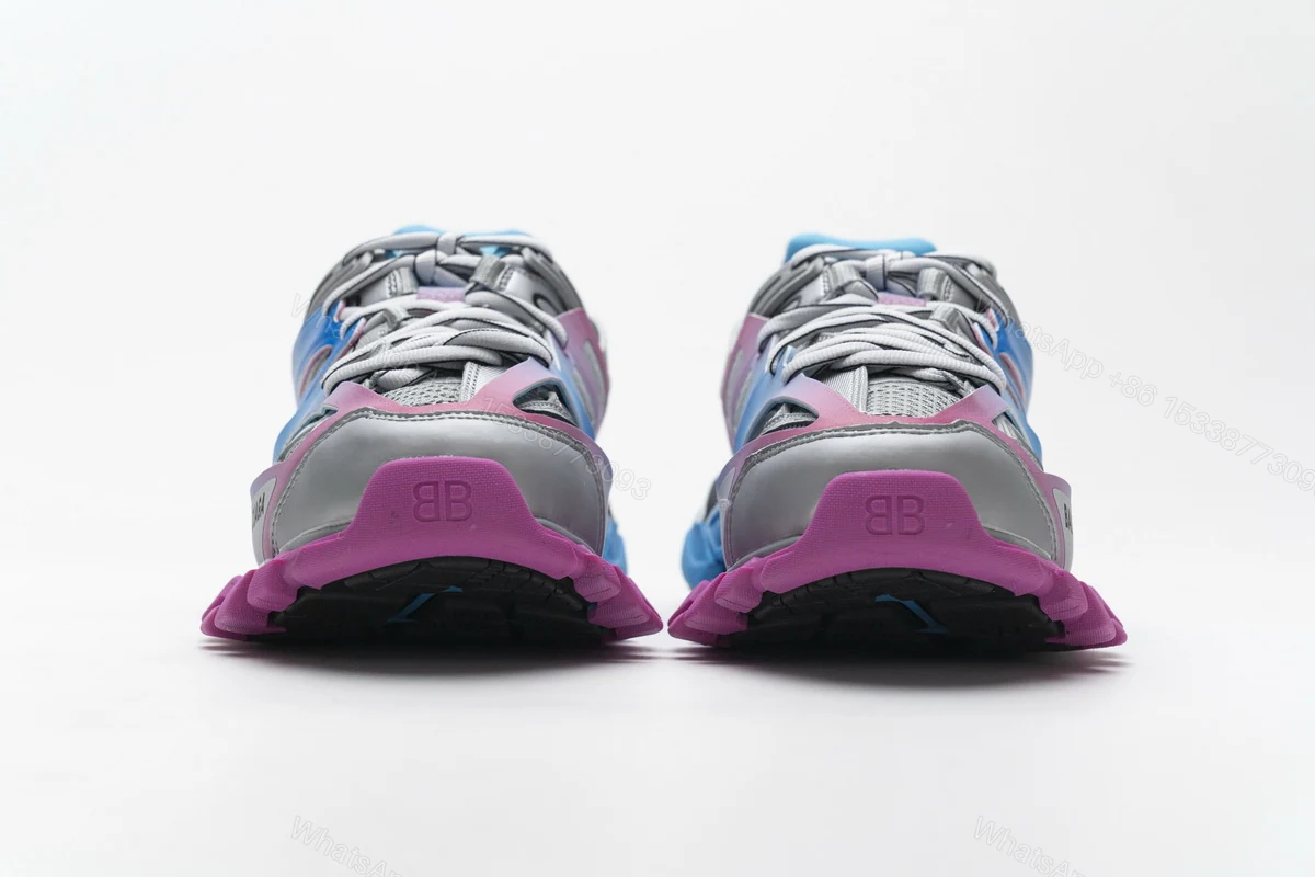 View 4 of Balenciaga Track.Blue Pink Silver 542436 W1GC1 4051
